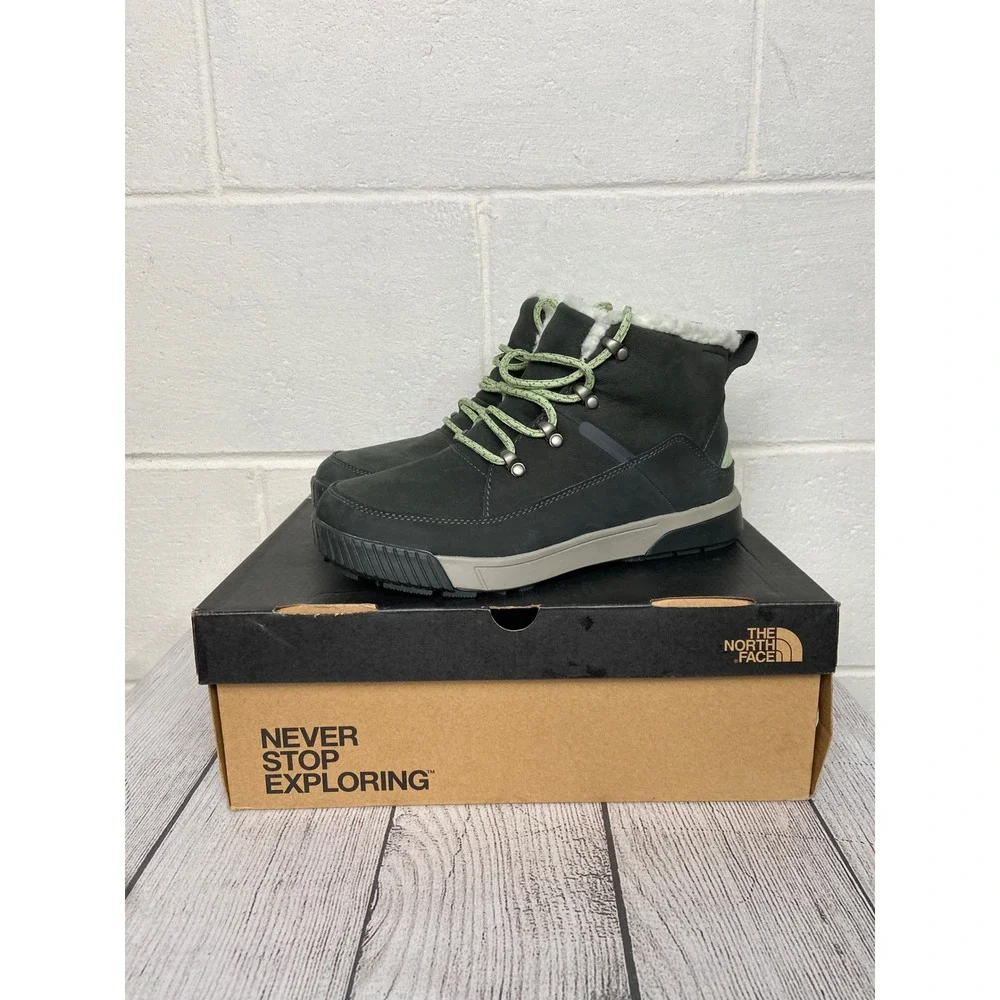 The North Face Sierra Mid Lace WP‎ Boots Waterproof Winter Asphalt Grey 8.5